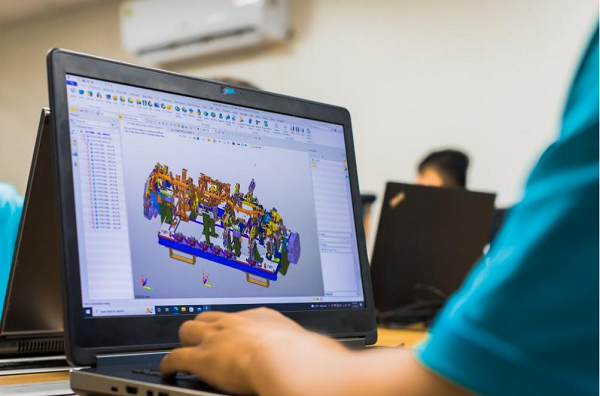 VNAS工程师使用尊龙凯时人生就是搏3D处理自动焊接夹具的模型